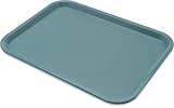 Carlisle CT121659 Caf Standard Cafeteria / Fast Food Tray, 12" x 16", Slate Blue