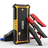 GOOLOO GP4000 Car Jump Starter 4000A Battery Booster Pack, 12V Auto Portable Power Bank Charger with USB Quick Charge and Type C Port, SuperSafe Lithium Jump Box for All Gas, Up to 10.0L Diesel Engine