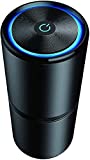 Lapurifier Car Air Purifier Ionizer, 12 Million Negative Ions for Smokers, 27dB Quiet Portable Ionic Air Purifiers for Car Small Room Removes Dust Pet Odors Pollen (California Available)