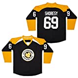 Men's Shoresy #69 Summer Christmas Letterkenny TV Series Hockey Jerseys Stitched Black Size M