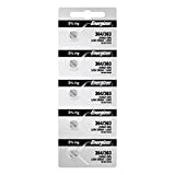 Energizer Watch Batteries 364 / 363 SR621SW Battery New 5 Pack