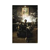 Young Dolph Rapper Poster Hip-hop Rap Music Cover Poster Picture Print Wall Art Painting Canvas Posters Artworks Room Aesthetic 16x24inch(40x60cm)