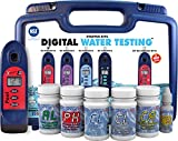 486201-K Exact Pool EZ Photometer StarterKit | 10 Parameters - F/C/T Chlorine, pH, Alkalinity, Calcium, Cyanuric, Copper, Salt, & Phosphate | 25 Tests Ea. w/o PO4, Cu, NaCl | NSF Certified