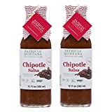 Patricia Quintana Chipotle Salsa- Authentic Artisanal Mexican Ingredients - Perfect topping to your tacos, burritos, enchiladas or other favorite food (12 oz, 2 Bottles)