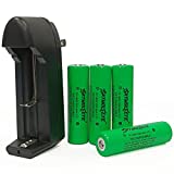 6pcs 18650 Rechargeable Battery 5000mAh With 18650 Battery Charger,Universal Charger for Rechargeable 3.7V Li-ion Batteries 18650 26650 14500 10440 (U.S. Shipping)