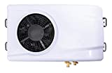 ACDC 12V Air Conditioner and Reverse Cycle Heat Pump, Battery Powered, 6000 BTU, 20 SEER, R134A Refrigerant Pre-filled, Mini-Split A/C with 10ft Rubber Hose and Complete Installation Kit