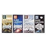 Duke Cannon Supply Co. Big Ass Brick of Soap Bar for Men The Frontier 40 (Leaf+Leather, Fresh Cut Pine, Campfire, Midnight Swim) Variety-Pack- Extra Large Masculine Scents, 10 oz (Variety 4 Pack)