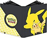 Ultra Pro: 9-Pocket Pokmon Full-View Pro Binder, Pikachu, Holds 360 Cards in Ultra Pro Deck Protector Sleeves, Durable, All Materials Made From Archival-Safe, Acid-Free, non-PVC Material