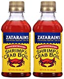 ZATARAINS Crab and Shrimp Boil Liquid, Concentrated, 8-Ounce (2 Pack (8 oz))