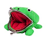 MUXIOM Anime Plush Frog Coin Purse, Frog Wallet Anime Cosplay Frog Coin Pouch Frog Change Pouch, Ninja Frog Coin Wallet