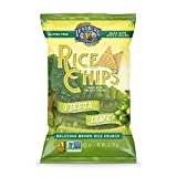 Lundberg Rice Chips, Fiesta Lime, 6 oz (Pack of 12), Gluten-Free, Made with Organic Grains