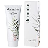 Dermaka All Natural Skin Cream for Uneven Skin Tones - Plant-Based with Vitamin A and Arnica Montana, 4 oz.- Moisturizing Lotion Minimizes bruising, redness, discoloration. Improves and repairs thin bruised skin on arms & legs. Helps many skin issues too! (4 oz)