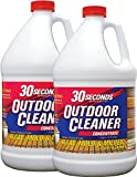 30 SECONDS Outdoor Mold & Mildew Cleaner & Stain Remover Concentrate | 128 fl. oz. | 2 Pack