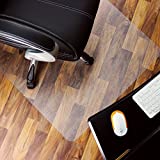 Marvelux Heavy Duty Polycarbonate Office Chair Mat for Hardwood Floors 48" x 60" | Transparent Hard Floor Protector, Rectangular | Multiple Sizes