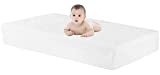 HIPHOP PANDA Baby Waterproof Crib Mattress Protector  Ultra Soft Premium Bamboo Terry - Baby Bedding Mattress Pad Cover Sheets for Toddler - Durable & Easy to Clean (White, 28x52 Inch - Pack of 1)