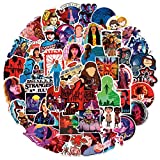 50 PCS Stranger Movie Things Stickers Season 4 Stickers Pack Halloween Decorations Waterproof Vinyl Stickers for Water Bottle, Laptop, Computer, Phone, PC, Skateboard, Bike, Stickers Kids/Teens Gift