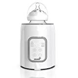 Bottle Warmer, GROWNSY 8-in-1 Fast Baby Milk Warmer with Timer for Breastmilk or Formula, Accurate Temperature Control, with Defrost, Sterili-zing, Keep, Heat Baby Food Jars Function