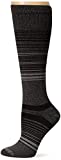 Dr. Scholl's Women Graduated Compression Knee High - 1 & 2 Pair Packs Socks, Multi-colored (Black Stripe), 4 10 US