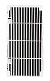 RV A/C Ducted Air Grille Duo-Therm Air Conditioner Grille Replace for The Dometic 3104928.019 with Air Filter pad Assembly - Polar White