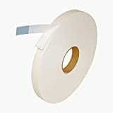 JVCC DC-PEF12A Polyethylene Foam Tape [Double-Sided, Closed Cell, 1/8 inch Thick]: 1/8 in. Thick x 1 in. x 18 yds. (White)