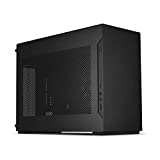 LIAN LI A4-H2O Black SPCC / Aluminum Mini-ITX Computer Case, PCI4.0 Riser Card Cable Included - A4-H2O X4 BLACK