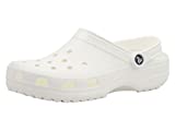 Crocs Unisex-Adult Classic Clogs (Best Sellers), White, 11 Men/13 Women