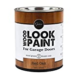 Giani Wood Look Paint for Garage Doors- Step 2 Wood Grain Finish Coat, Pint (Red Oak)