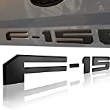 Auto safety for 2018 2019 2020 F150 Tailgate Insert Letters Self-Adhesive 3D Raised Plastic Rear Emblems not Decals Stickers Truck Accessories Matte Black 5Pcs