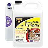 Bonide (BND46173) - Revenge Horse & Stable Fly Spray w/Battery Powered Sprayer, Ready to Use Indoor & Outdoor Insecticide/Pesticide Fly Killer (1 gal.)