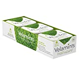 Velamints Fresh Spearmint Sugar Free Mints Tin - Fresh Breath Mint Aspartame-Free Sweetened with Stevia, 20 Gram (Pack of 6 Tins)
