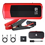 Andeman Battery Jump Starter 2000A Peak 20000mAh,Jump Starter Battery Pack for up to 8.5L Diesel Engine or Any Gas Engine,Red