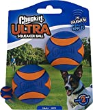 Chuckit! Ultra Squeaker Ball Dog Toy, Small (2 Inch) 2 Pack