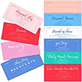 25 Pieces Fun and Romantic Love Coupons for Him/ Her, Funny Vouchers for Lovers, Redeem Present Game Cards for Valentine's Day Birthday Anniversary Date Marriage Cards