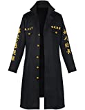 Lovecos Cosplay Jacket Long Cloak Anime Halloween Costume (L, Black)