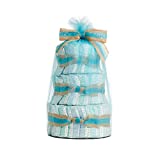 The Honest Company Diaper Cake | Clean Conscious Diapers, Baby Personal Care, Plant-Based Wipes | Dots + Dashes | Regular, Size 1 (8-14 lbs), 35 Count