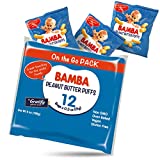 Osem Bamba Peanut Snacks for Families - All Natural Peanut Puffs Family Pack (Pack of 12 x 0.5oz Bags) - Gratify Peanut Butter Puffs made with 50% peanuts. Only 4 healthy Ingredients. On The Go Size