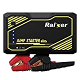 RALXER Portable Car Jump Starter (Up to 7.0L Gas or 5.5L Diesel Engine), 12V Power Pack Auto Battery Booster with LED Light