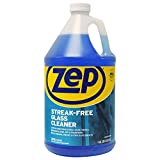 Zep ZU1120128 Glass Cleaner, 128 oz, Blue