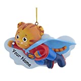 Personalized Daniel Tiger Superhero Holiday Christmas Ornament with Custom Name