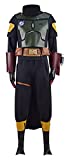 Boba Fett Book Bounty Hunter Armor Cosplay Costume Mercenary Fennec Shand Outfits Halloween Carnival Suit Adults (Medium, Boba Fett Cosplay)