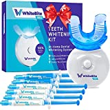 Whitebite Pro Teeth Whitening Kit for Sensitive Teeth with LED Light, 35% Carbamide Peroxide, (4) 3ml Gel Syringes, (2) Remineralization Gel and Mouth Tray