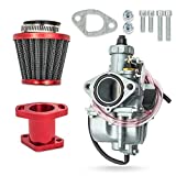 212cc Carburetor Carb and Manifold Compatible with VM22 GX200 CT200U KT196 196cc Mikuni Predator Moto Mini Bike Go Kart Motorcycles