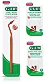 GUM Stimulator W/ 6 Convenient Refills Rubber Tip Replacements