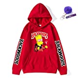 Mens Backwoods Hoodie Backwoods Pullover Sweatshirt Backwoods Casual Tracksuit Backwoods Casual Tracksuits for Women (red,M)