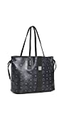 MCM Women's Shopper Tote, Black, One Size