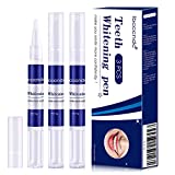 Teeth Whitening Essence Pen: 3 Pcs Effective & Painless Whiten Teeth Stain Remover - Easy to Use No Sensitivity Natural Teeth Whitening Gel