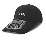 Fan Hat-Men's Women's Novelty Hat-Hat with Fan Built in Solar-Unisex USB Charging 3-Speed Fun Baseball Cap-Hat Electric Fan Suitable for Riding-Mountaineering and Travel-Anti-UV(Black)