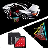 DAZLOR 2Pcs Car Door Lights Projector for Fourth Hokage,Wireless Car Door Paste Projector Logo Lights Led Logo Projector Lights Shadow Ghost Light Welcome Courtesy Lights