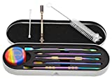 Vitakiwi Wax Carving Rainbow Tool Set with 5ml Silicone Container and etal Carrying Case