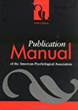 Publication Manual of the American Psychological Association